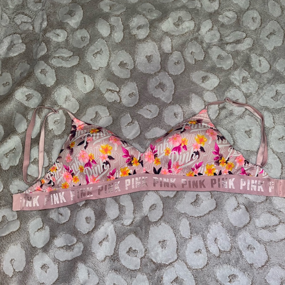 Pink Victoria’s Secret bra